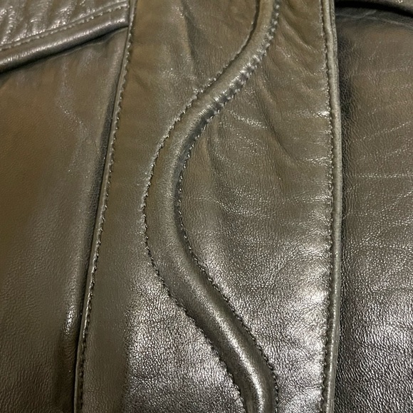 Marc Buchanan Pelle Pelle Vintage European Leather Longline Coat - Picture 16 of 16